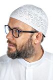 Mercan Namaz Takkesi Beyaz 12 Adet