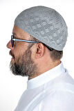 Mercan Namaz Takkesi  Gri 12 Adet