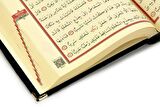 Kadife Keseli Hediyelik Orta Boy Arapça Kuranı Kerim Siyah