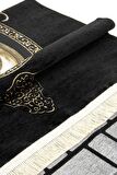Hacerül Esved Desenli Şönil Seccade Seti-6