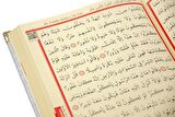 Kadife Kaplı Rahleli Hediyelik Kuranı Kerim Seti - Beyaz