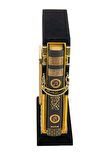 Taşlı Kabe Maketli Kuranı Kerim - Hafız Boy - Gold