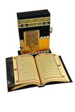 Taşlı Kabe Maketli Kuranı Kerim - Hafız Boy - Gold