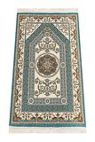 Desenli Şönil Seccade - Yeşil Renk