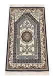 Desenli Şönil Seccade - Siyah