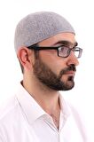 Kışlık Kadife Takke - Gri