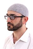 Kışlık Kadife Takke - Gri