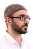 Kışlık Kadife Takke Hasır Desenli - Kahverengi