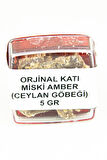 Orjinal Katı Miski Amber Ceylan Göbeği 5 Gr