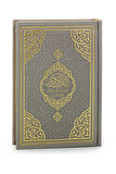 Almanca Mealli Hafız Boy Kuran - Gri