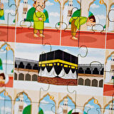 İslamı Öğreniyorum - Namaz Öğreten Yapboz - Ahşap Puzzle - Erkek Çocuk Yapboz - 3 Yaş ve Üzeri Eğitime Yardımcı Oyuncak