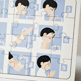 İslamı Öğreniyorum - Abdest Öğreten Yapboz - Ahşap Puzzle - Erkek Çocuk Yapboz - 3 Yaş ve Üzeri Eğitime Yardımcı Oyuncak