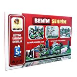 Benim Şehrim Maketi - Ahşap Figür ve Maket - Eğitici Oyuncak - 5 Yaş ve Üzeri Eğitime Yardımcı Oyuncak