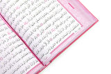 Kızım İçin Pembe Kuranı Kerim - Sade Arapça - Orta Boy - Sesli Kuran - Bilgisayar Hatlı