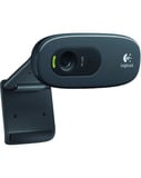 Logitech C270 HD 720p Mikrofonlu Web Kamerası - Siyah