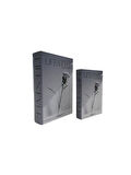 Lumienza Dekoratif Baskılı Ahşap Kutu Kitap AKSH-PU20517 SET
