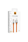 18W Hızlı Şarj Turuncu USB to Type-C Kablo(Samsung & Xiaomi & İphone 15-16 ve pro-max Uyumlu,1Metre)