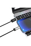 3 amper Hızlı şarj kablosu Usb Type-C Şarj-Data Kablosu (Görüntü aktarım desteği+Hızlı Sarj Özellik)