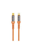 Hızlı 1 M Şarj Kablosu Type C(30W)Süper Hızlı PD Type C to Type C Halat tipi Şarj Kablosu For iphone
