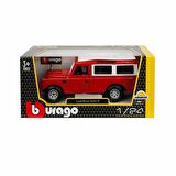 Land Rover Series II Model Araba 1:24 Kırmızı FABBATOYS