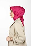 Aker Eşarp Pudra Kadın Düz Polyester Eşarp