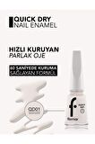 Flormar Quick Dry Hızlı Kuruyan İnce Yapılı Parlak Bitişli Oje