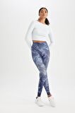 DeFactoFit Desenli Beli Saran Sporcu Tayt C9380AX24AUIN236