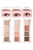 Yoğun Pigmentli Mat ve Işıltılı Tonlar Barındıran 4'lü Far Paleti Day Vibe Palette (#1 Beige Motion)