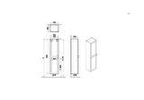 VitrA Root 68512 Classic Boy Dolabı, 40 cm, Mat Gri