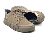 Taşpınar %100 Hakiki Nubuk Deri Erkek Günlük  Rahat Kışlık Sneaker Bağcıksız Ayakkabı Yeni Sezon 40-44