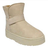 GLIESE Kadın Platform Kalın Taban Günlük İçi Kürklü Ayağı Üşütmez Bot & Bootie 36-40