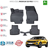 VOLKSWAGEN T-ROC ARACA ÖZEL 3D PASPAS 2017 2021 S Dİzayn