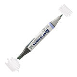 Zig Kurecolor Kc3000 Twin S Marker Kalem 801 Light Gray
