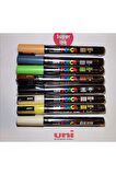 Uni Posca Unı Posca Pc-3m 8'li Set