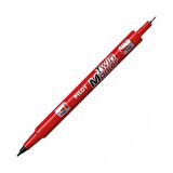 Pilot Twin Marker - Kırmızı SCA-TM-R-BG