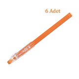 Pilot Frixion Ball Stick Roller Silinebilir Jel Kalem 0.7 mm Turuncu F04-O 6 Adet