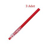 Pilot Frixion Ball Stick Roller Silinebilir Jel Kalem 0.7 mm Kırmızı F05-R 3 Adet