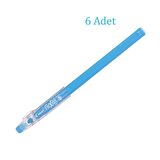 Pilot Frixion Ball Stick Roller Silinebilir Jel Kalem 0.7 mm Turkuaz F16-LB 6 Adet
