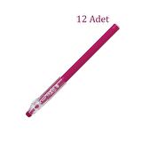 Pilot Frixion Ball Stick Roller Silinebilir Jel Kalem 0.7 mm Vişne F10-WR 12 Adet