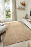 Seyran Petra 1086 Hardal Düz Halı – 5 mm Polyester Jüt Taban Dokuma Halı | 2200 gr/m²