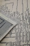 Enti Dora 1908 Beyaz Salon Halısı Kesme Yolluk Yumuşak Doku Kaymaz Tozumaz Halısı