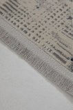 Enti Dora 1909 Mavi Salon Halısı Kesme Yolluk Yumuşak Doku Kaymaz Tozumaz Halısı