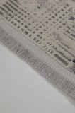 Enti Dora 1909 Mavi Salon Halısı Kesme Yolluk Yumuşak Doku Kaymaz Tozumaz Halısı