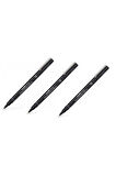 Uni Pin 0.2 Fine Line Akrilik Uçlu Teknik Çizim Kalemi Siyah 3 Adet