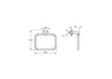 VitrA Minimax A44783 Halka Havluluk, Krom