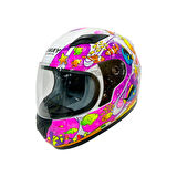 Sway Kapalı Çocuk Kask Sw 815K Ocean Girl