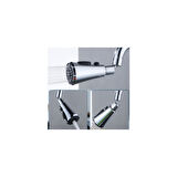 360 DERECE DÖNEBİLEN- 3 MOD  KROM YAĞMUR PÜSKÜRTME BORULU KUBAR MUSLUK UCU  (4915)