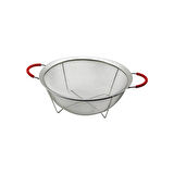 22CM TEL SEPET METAL SÜZGEÇ SİLİKON KILIFLI KULP METAL ÇERÇEVE - AYAK (4915)