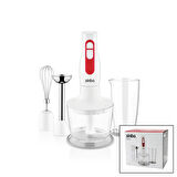 TURBO EL BLENDER SETİ DOĞRAYICI- MİKSER- BLENDER 2 KADEME HIZ 600ML HAZNE - 700ML ÖLÇÜ KABI SHB-3100S (4915)