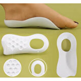 Esnek Düz Taban Düzeltici Topuk Yastığı (4915)